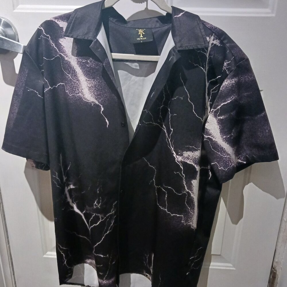 Coi Leray Lightning Button up